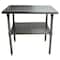 Bk Resources Flat Top Work Table Stainless Steel w/Galvanized Undershelf 36"Wx30"D VTT-3630 - alternate 6